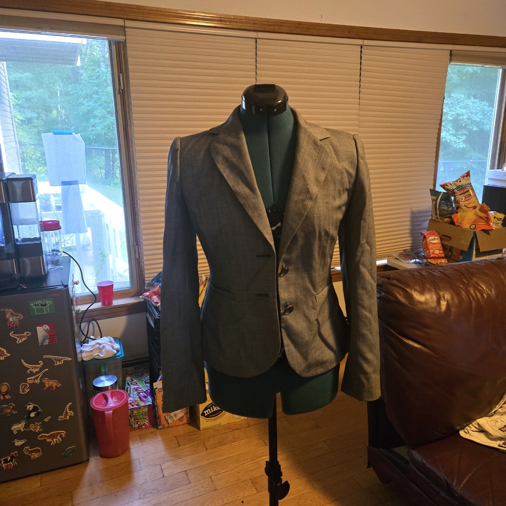 Gray Blazer Jacket